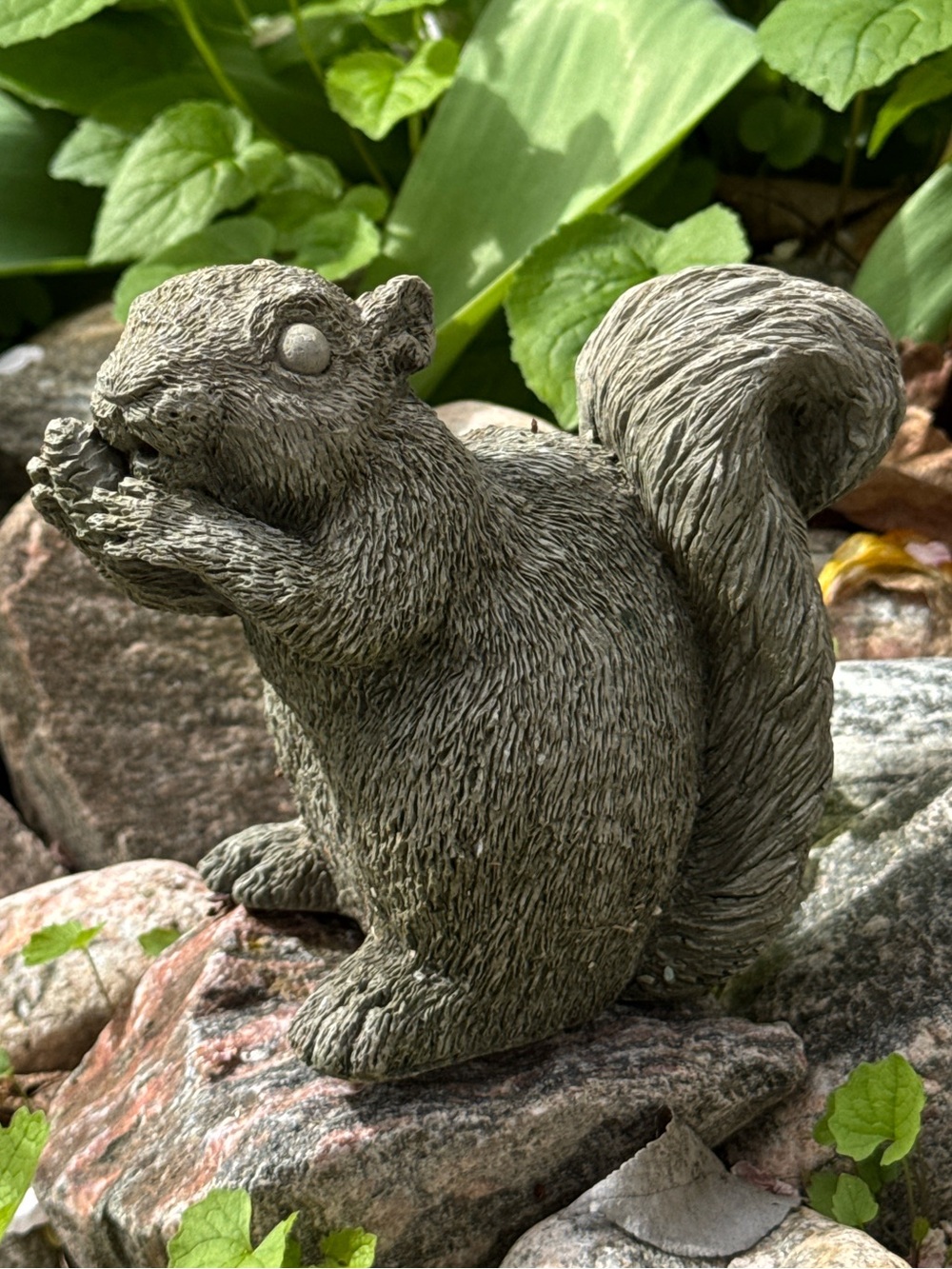 Vintage 1992 UDC Squirrel Figurine Woodland Rustic Decor